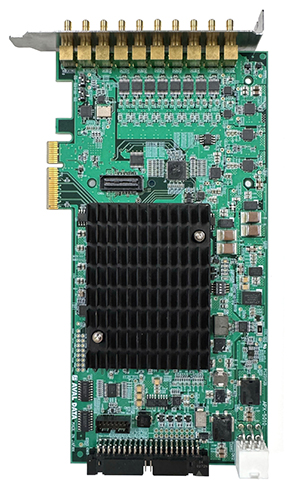 高速A/D変換ボード APX-5010_TBD 分解能16bit、最速100MSps、8ch